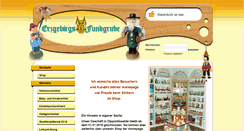 Desktop Screenshot of erzgebirgs-fundgrube.de