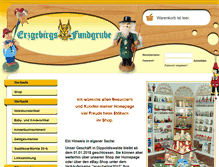 Tablet Screenshot of erzgebirgs-fundgrube.de